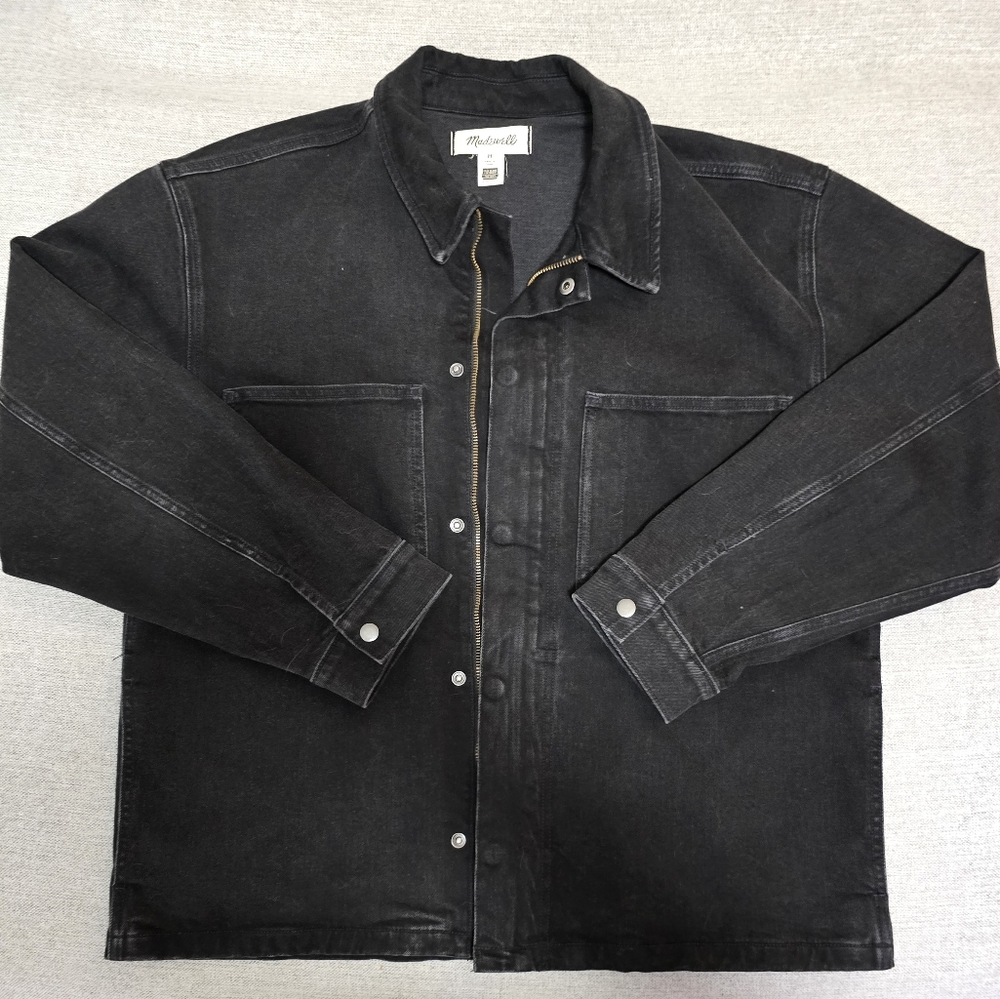 Madewell Mens black jean jacket
